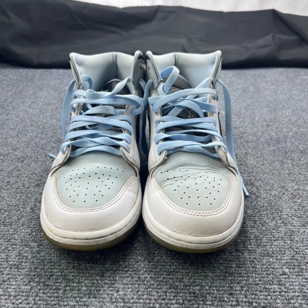 Jordan Air Jordan 1 Mid Basketball Ice Blue White Black Sneakers DV1308-104